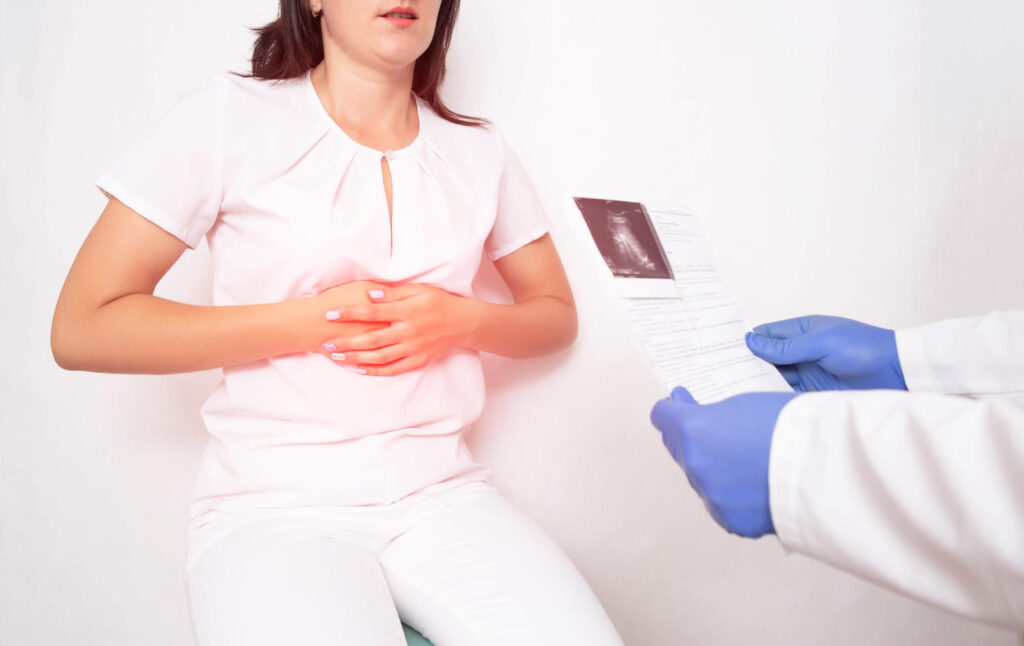 Colica biliare causata da calcoli della colecisti